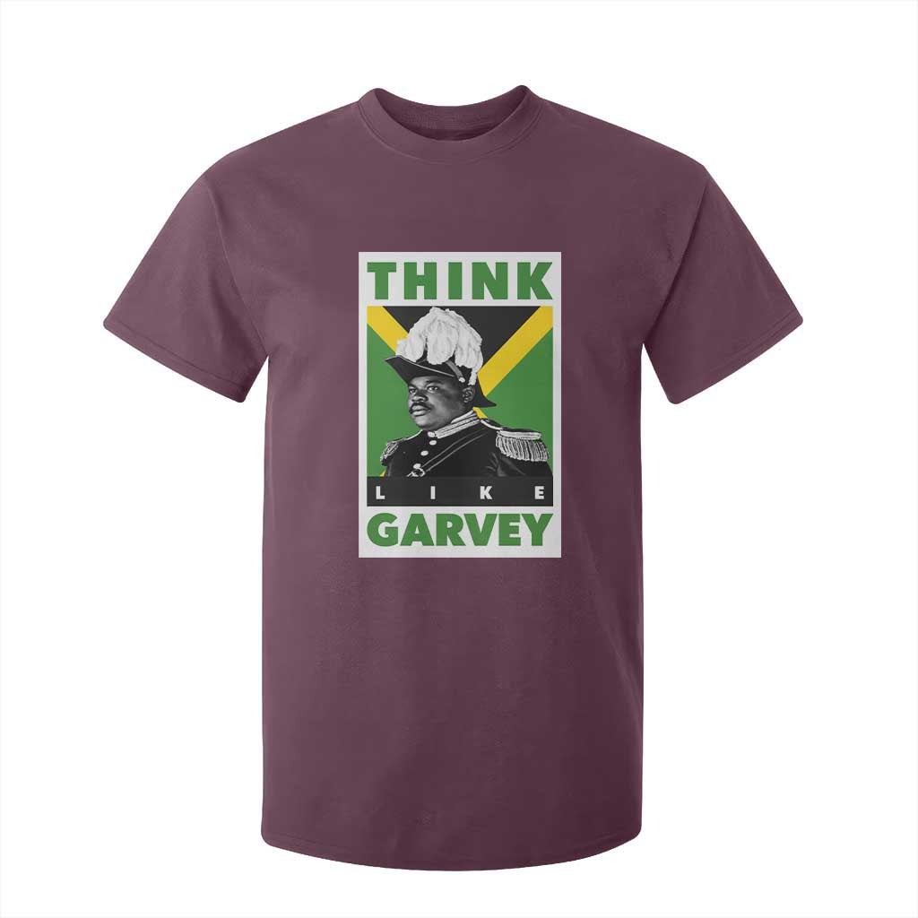 Pan Africanism Think Like Garvey T Shirt For Kid Marcus Garvey Jamaica Flag