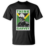 Pan Africanism Think Like Garvey T Shirt Marcus Garvey Jamaica Flag