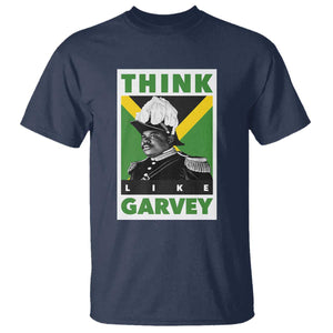 Pan Africanism Think Like Garvey T Shirt Marcus Garvey Jamaica Flag