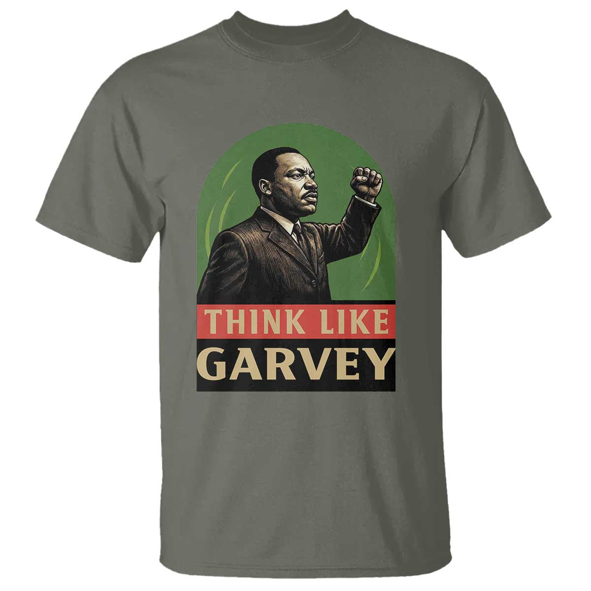 Think Like Garvey T Shirt Civil Rights Leader Gift