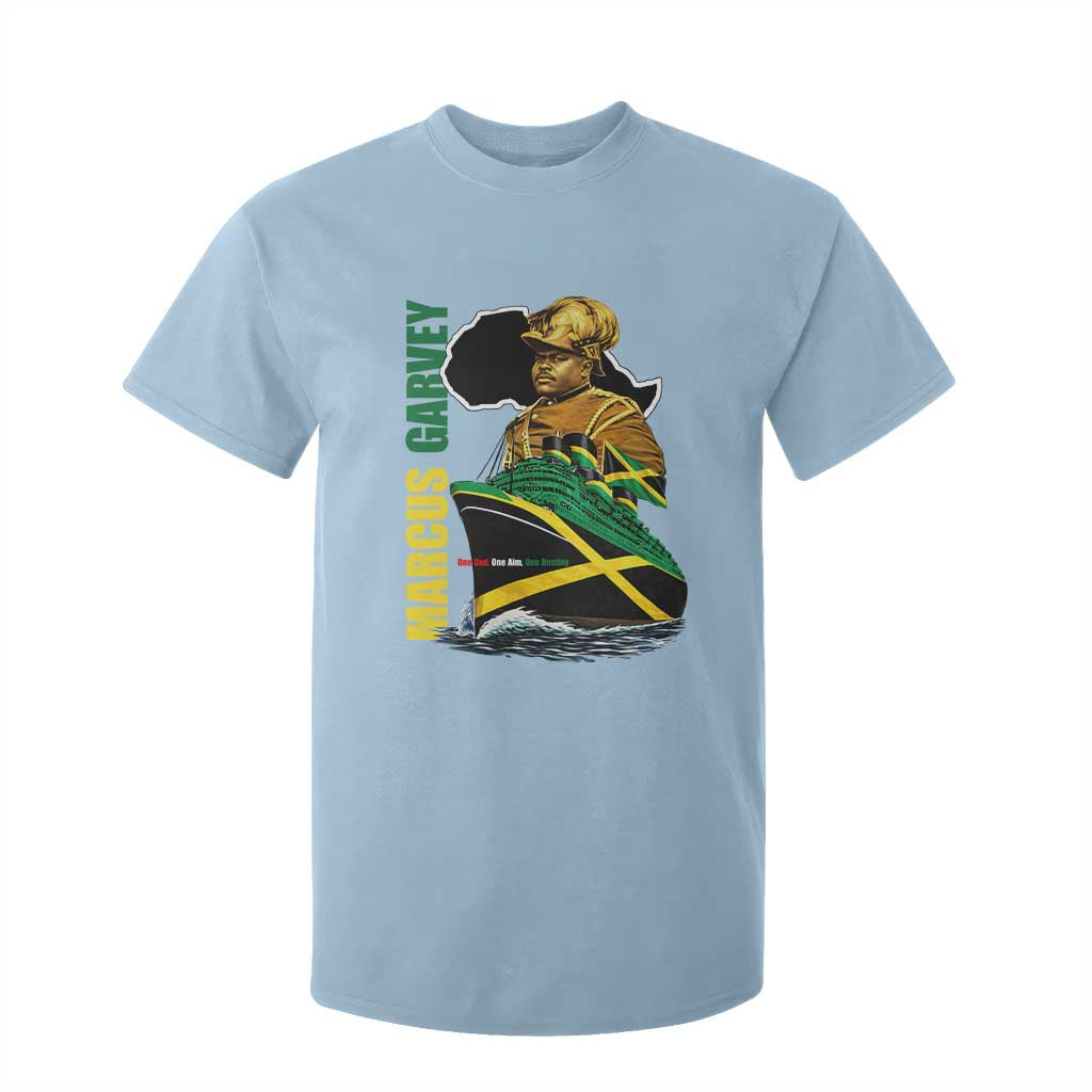 Marcus Garvey Jamaica Pride T Shirt For Kid One God One Aim One Destiny
