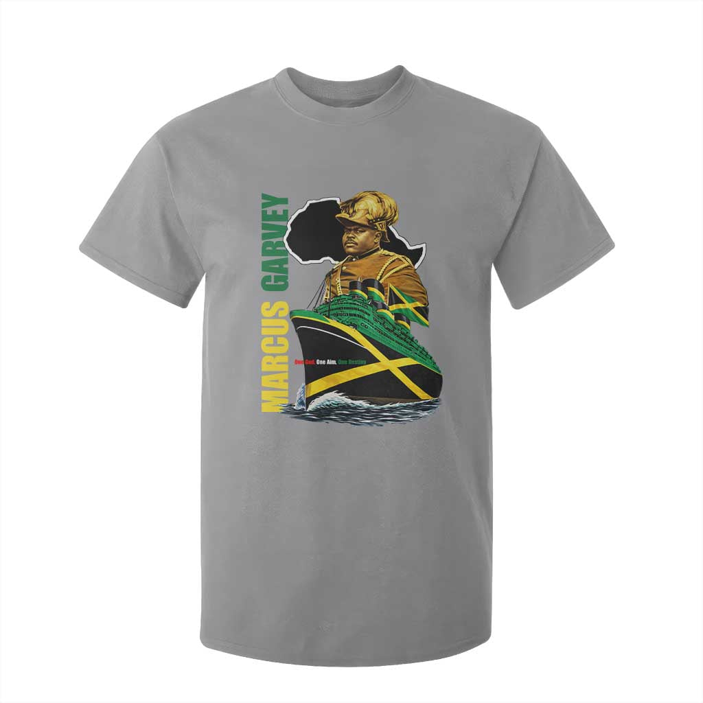 Marcus Garvey Jamaica Pride T Shirt For Kid One God One Aim One Destiny