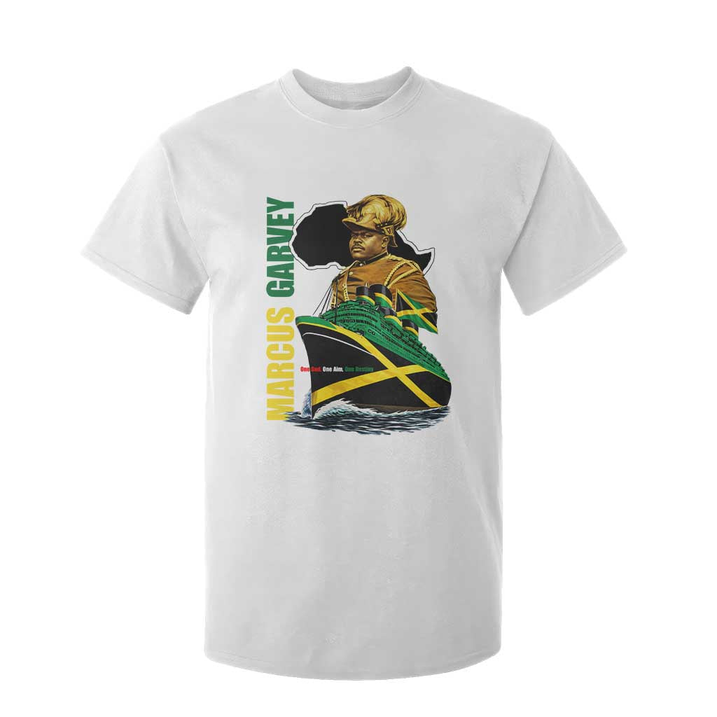 Marcus Garvey Jamaica Pride T Shirt For Kid One God One Aim One Destiny