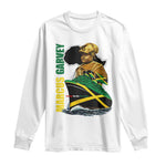 Marcus Garvey Jamaica Pride Long Sleeve Shirt One God One Aim One Destiny