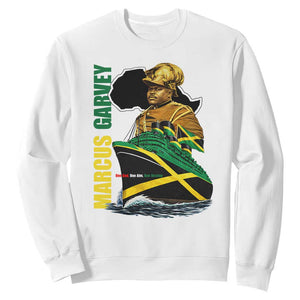 Marcus Garvey Jamaica Pride Sweatshirt One God One Aim One Destiny
