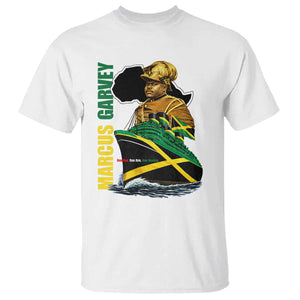 Marcus Garvey Jamaica Pride T Shirt One God One Aim One Destiny