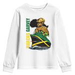 Marcus Garvey Jamaica Pride Youth Sweatshirt One God One Aim One Destiny