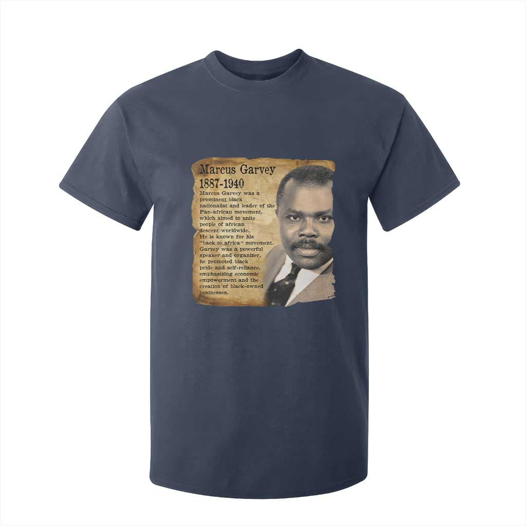 Marcus Garvey T Shirt For Kid Strong Black History Leader