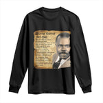 Marcus Garvey Long Sleeve Shirt Strong Black History Leader