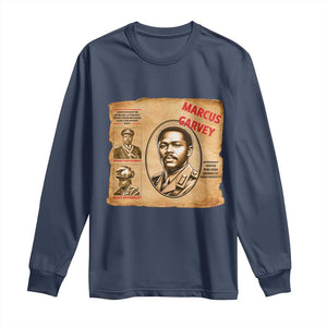 Marcus Garvey Long Sleeve Shirt First National Hero Of Jamaica Legacy