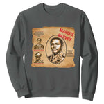 Marcus Garvey Sweatshirt First National Hero Of Jamaica Legacy