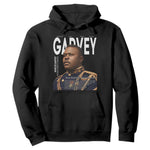 Vintage Black History Hero Marcus Garvey Hoodie Black Pride