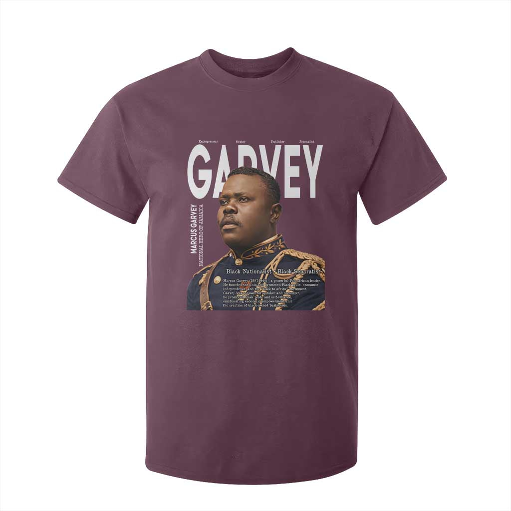 Vintage Black History Hero Marcus Garvey T Shirt For Kid Black Pride