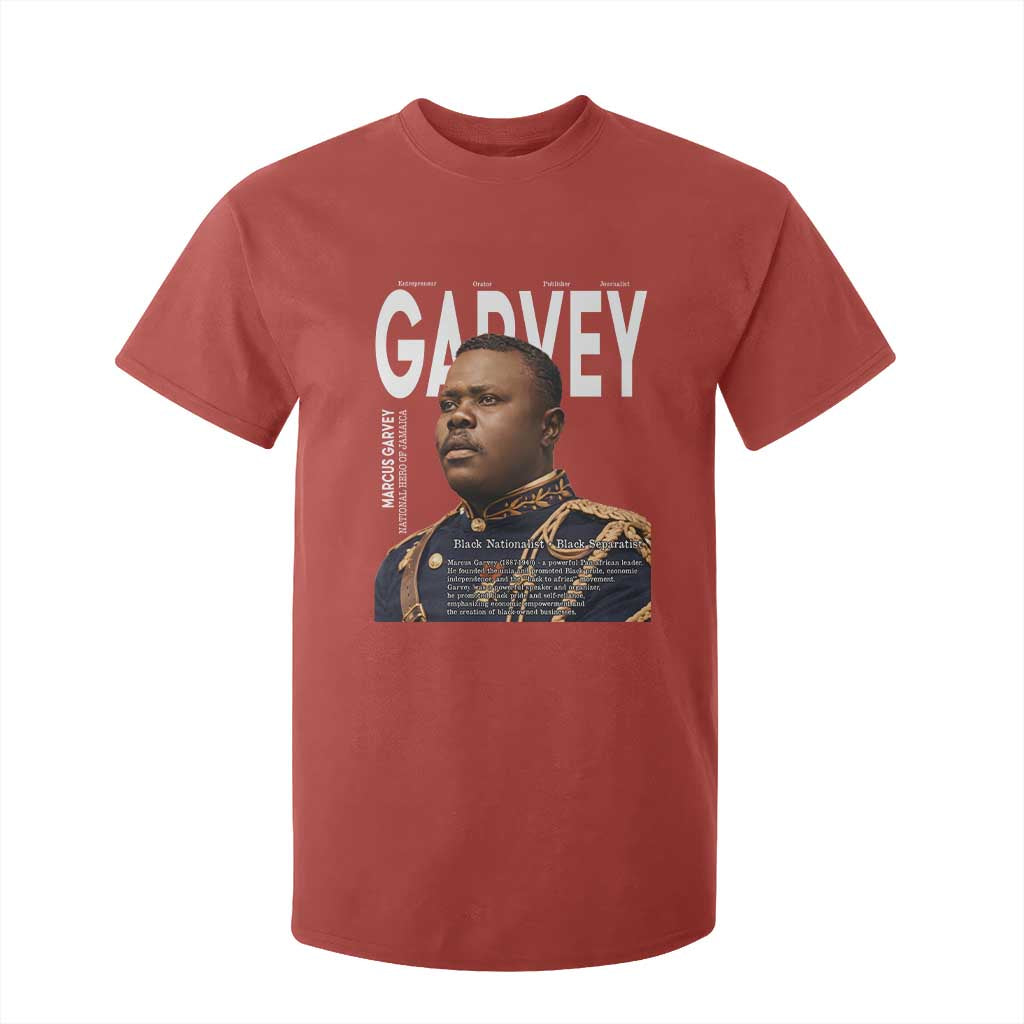 Vintage Black History Hero Marcus Garvey T Shirt For Kid Black Pride