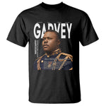 Vintage Black History Hero Marcus Garvey T Shirt Black Pride