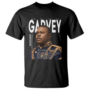 Vintage Black History Hero Marcus Garvey T Shirt Black Pride