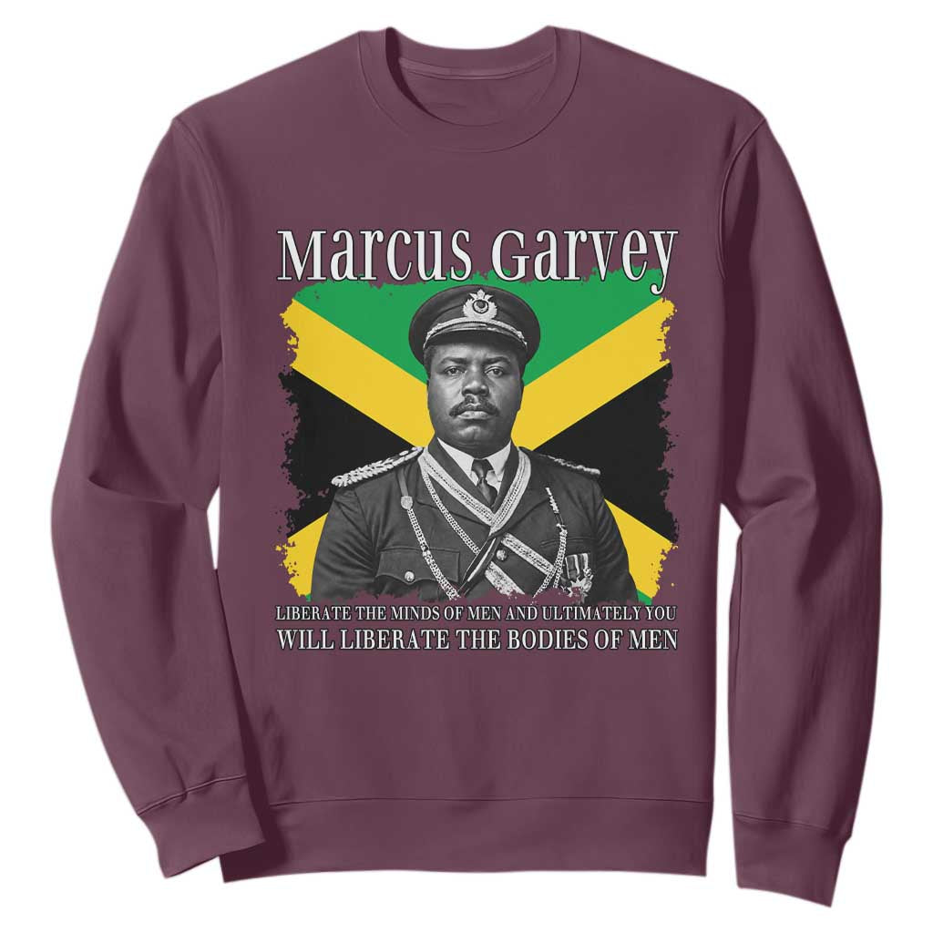 Marcus Garvey Liberation Quote Sweatshirt Liberate The Minds Of Men