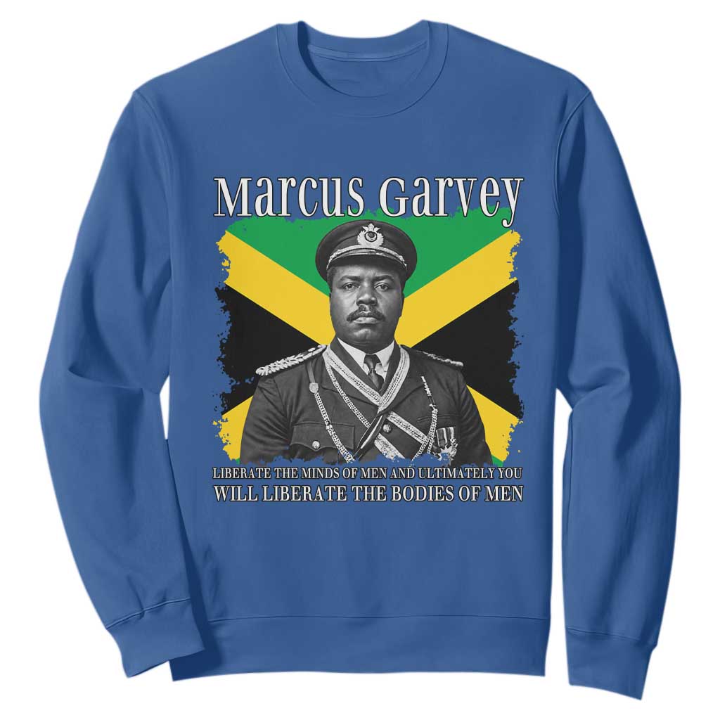 Marcus Garvey Liberation Quote Sweatshirt Liberate The Minds Of Men