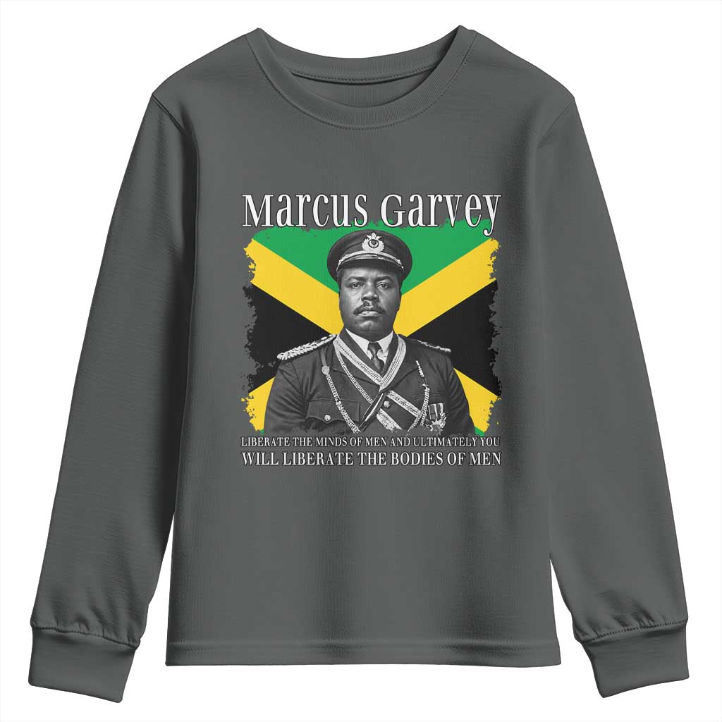 Marcus Garvey Liberation Quote Youth Sweatshirt Liberate The Minds Of Men