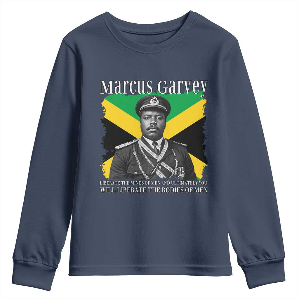 Marcus Garvey Liberation Quote Youth Sweatshirt Liberate The Minds Of Men