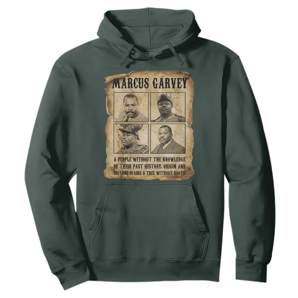 Vintage Marcus Garvey Quote Hoodie A People Without Knowledge Of Their Past