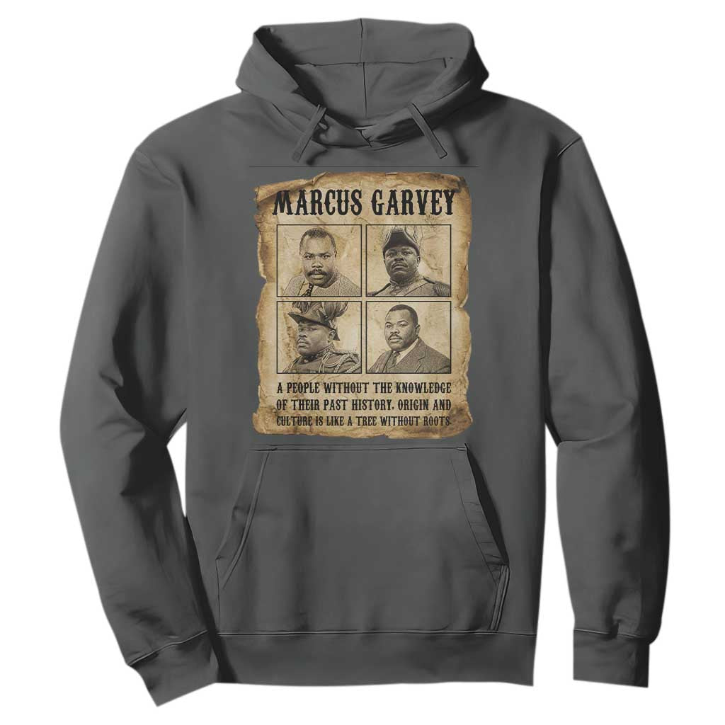 Vintage Marcus Garvey Quote Hoodie A People Without Knowledge Of Their Past