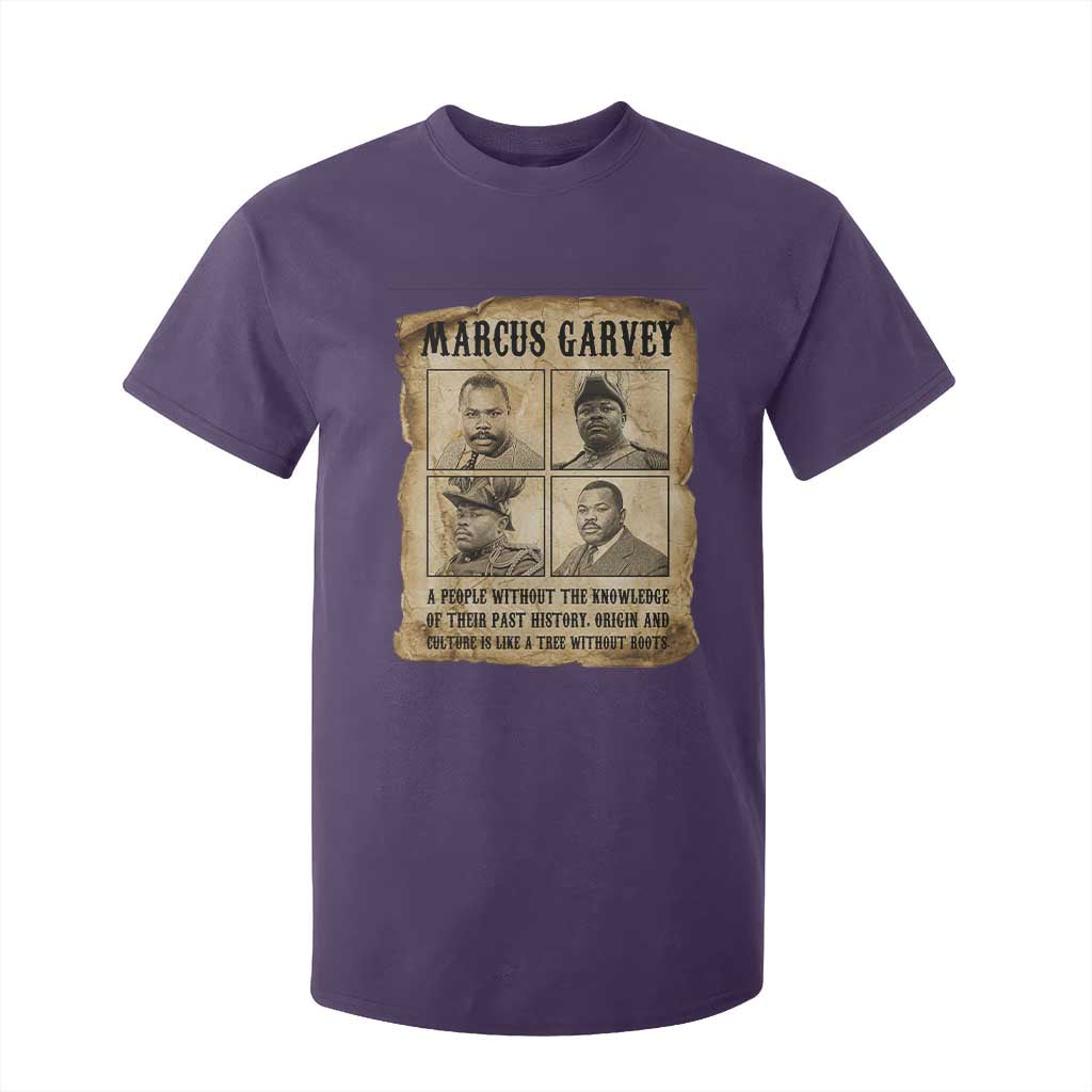 Vintage Marcus Garvey Quote T Shirt For Kid A People Without Knowledge Of Their Past