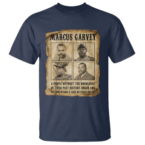 Vintage Marcus Garvey Quote T Shirt A People Without Knowledge Of Their Past