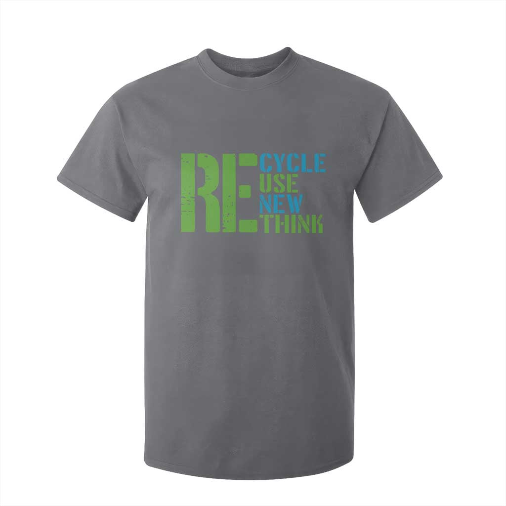 Recycle Reuse Renew Rethink T Shirt For Kid Earth Day
