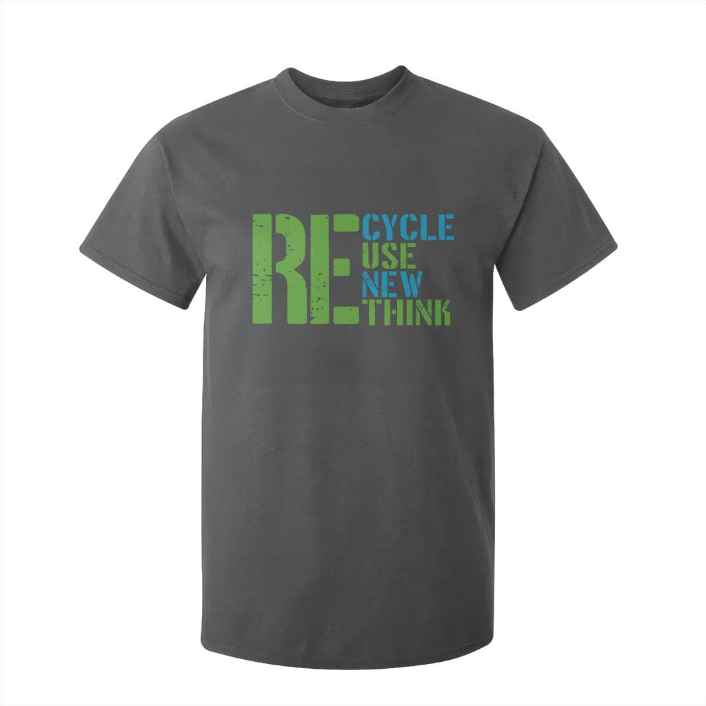 Recycle Reuse Renew Rethink T Shirt For Kid Earth Day
