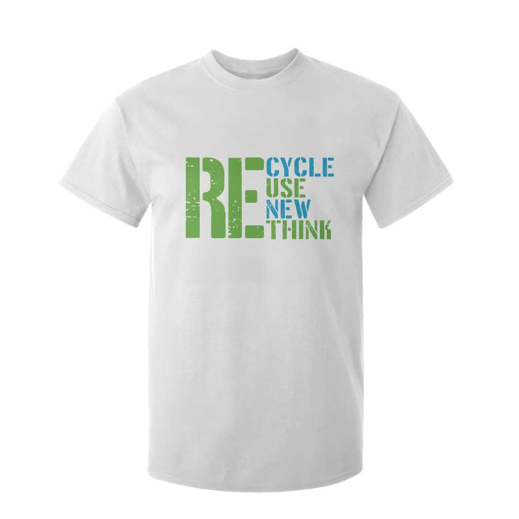 Recycle Reuse Renew Rethink T Shirt For Kid Earth Day
