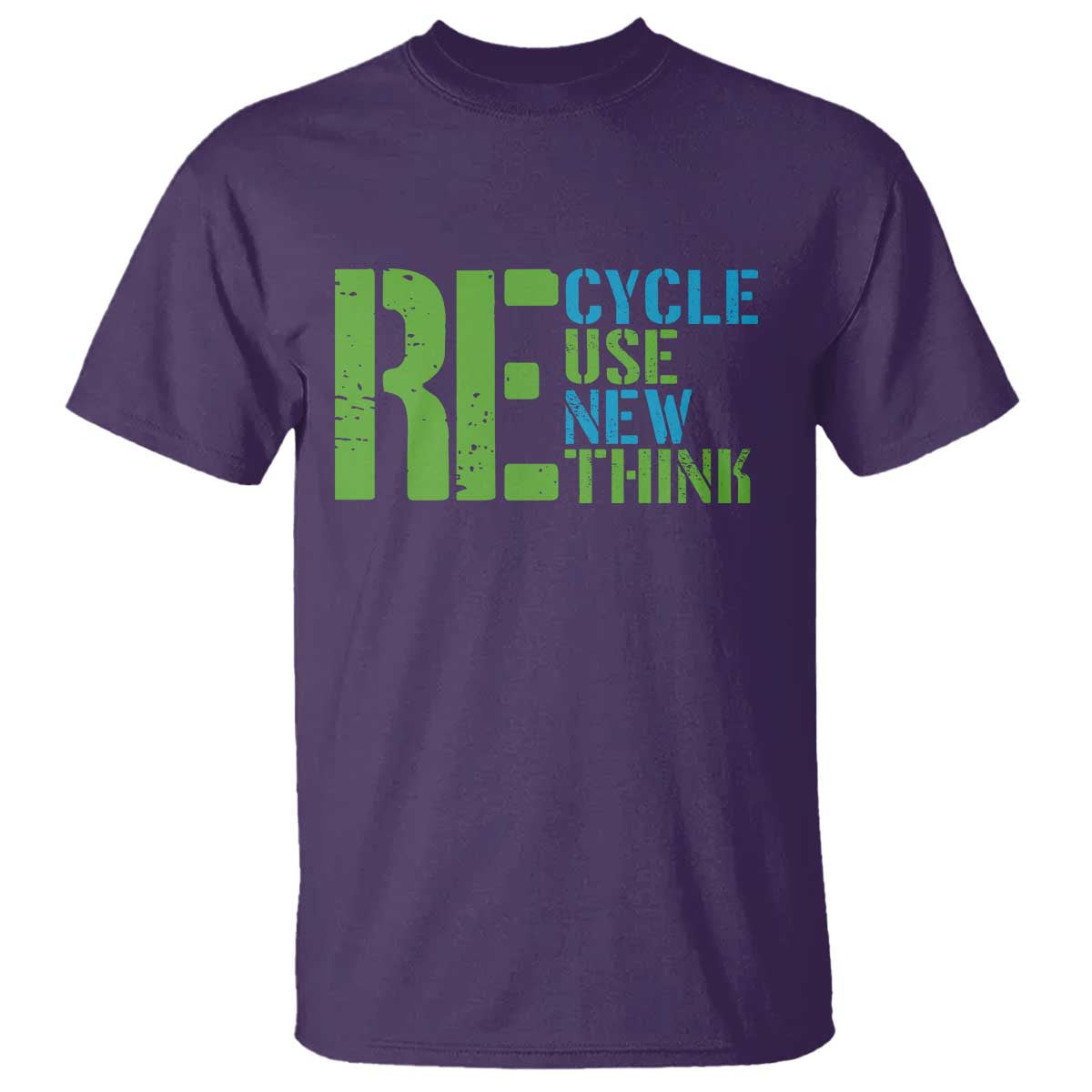 Recycle Reuse Renew Rethink T Shirt Earth Day