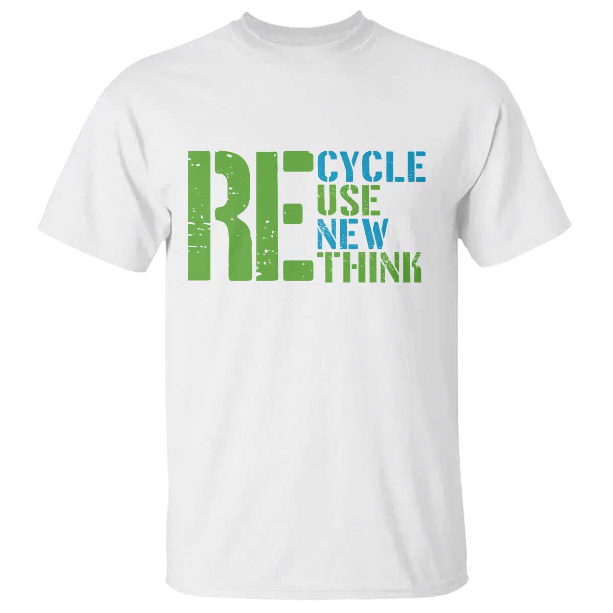 Recycle Reuse Renew Rethink T Shirt Earth Day