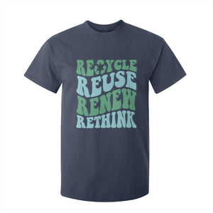 Recycle Reuse Renew Rethink T Shirt For Kid Eco Friendly Earth Day
