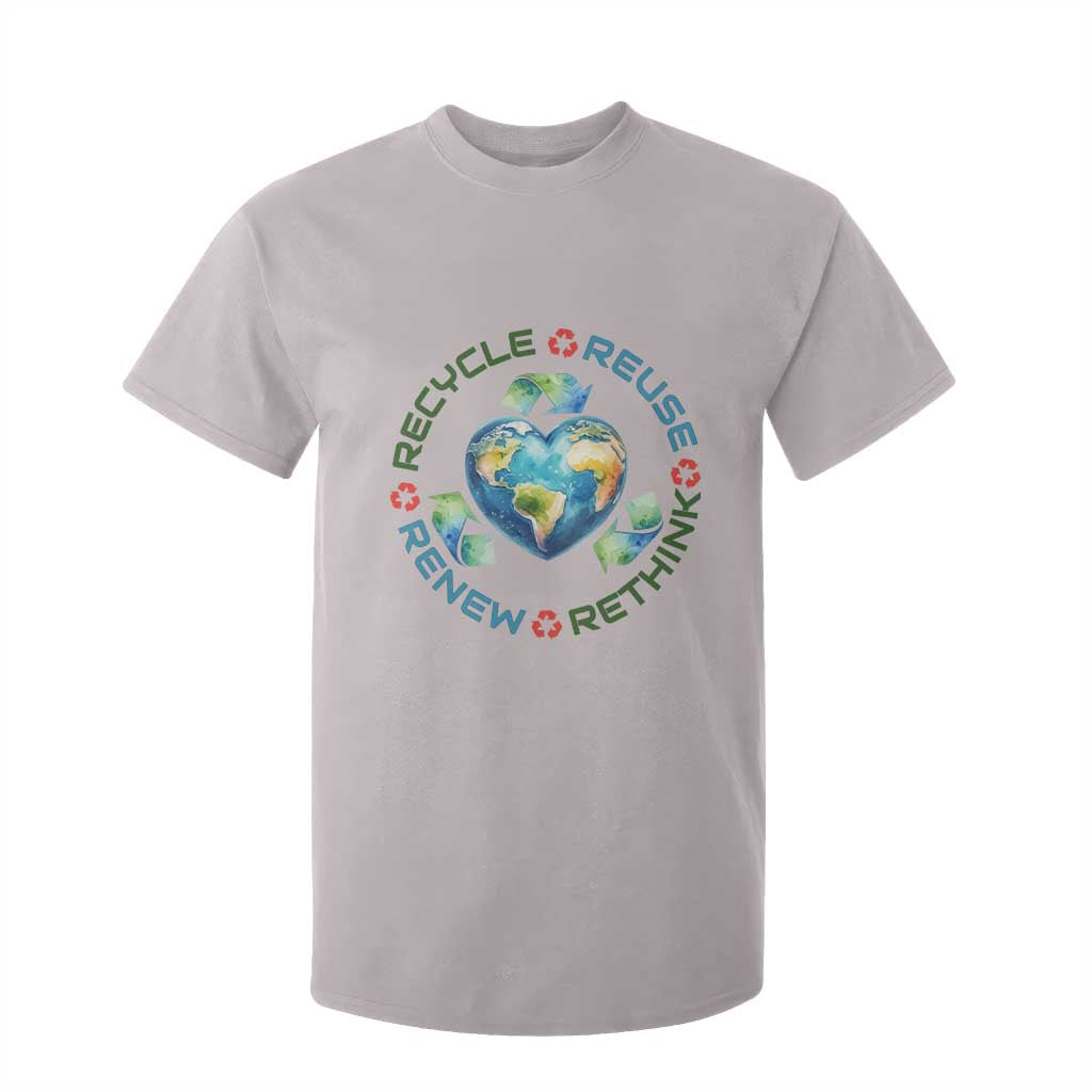 Recycle Reuse Renew Rethink T Shirt For Kid Zero Waste Life