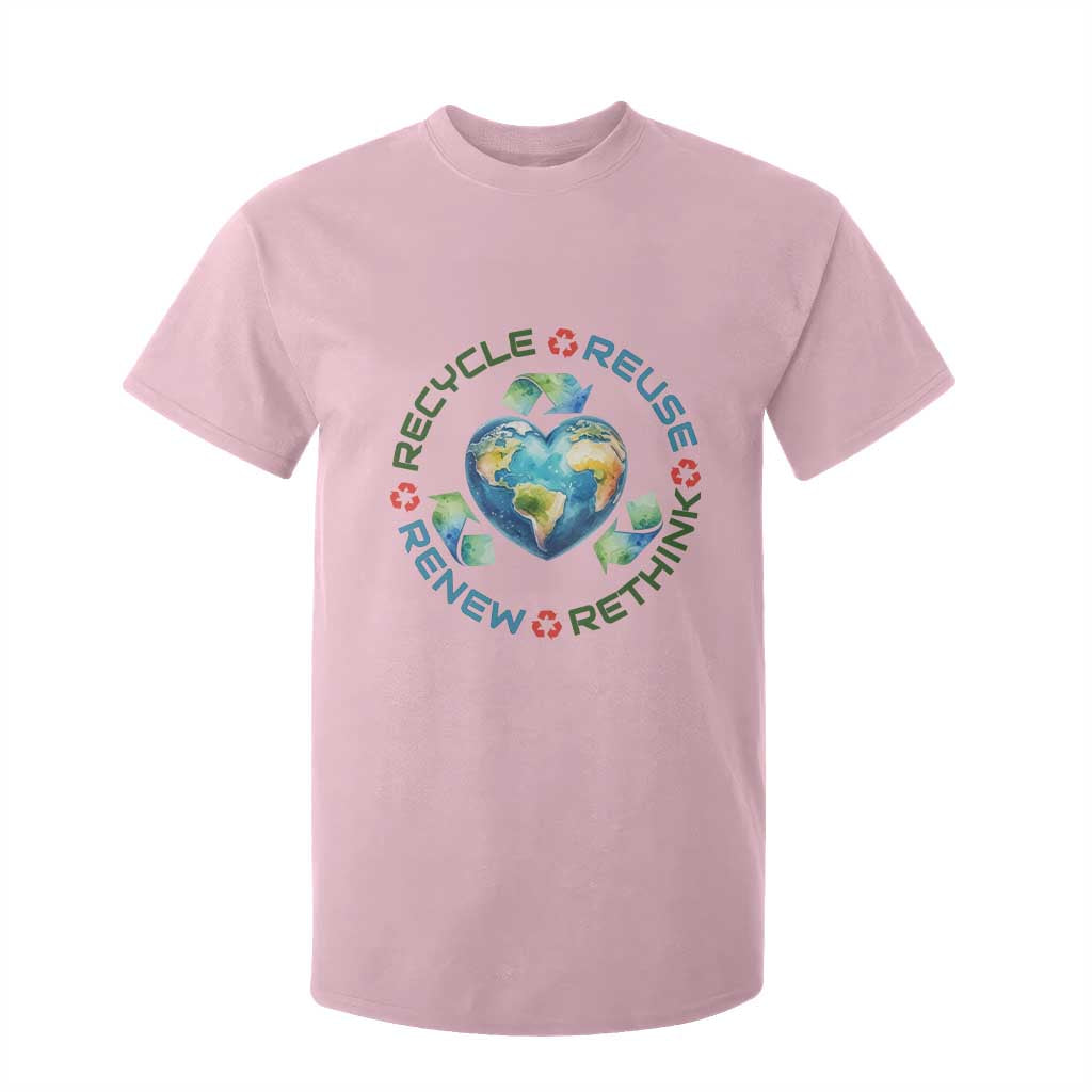 Recycle Reuse Renew Rethink T Shirt For Kid Zero Waste Life
