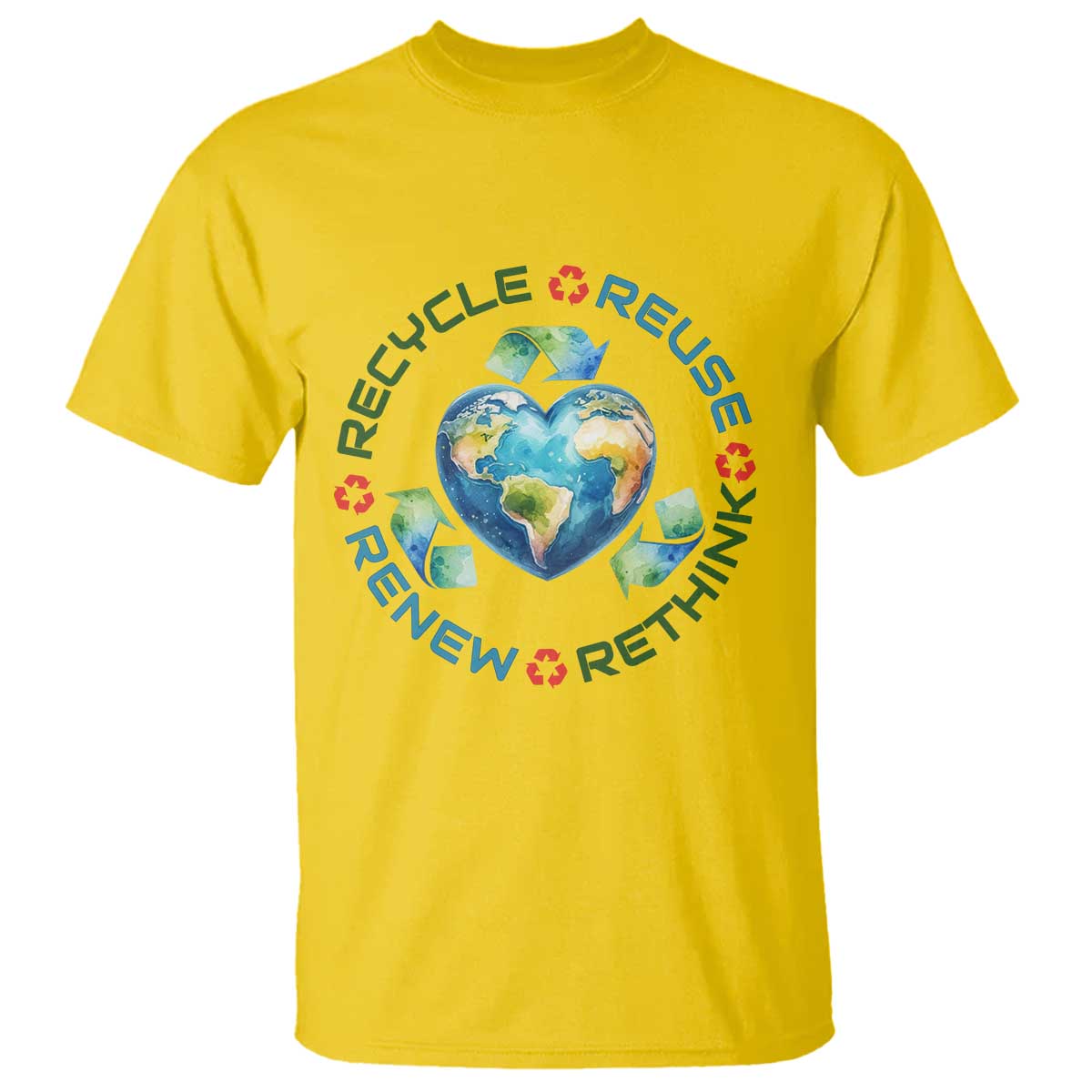 Recycle Reuse Renew Rethink T Shirt Zero Waste Life