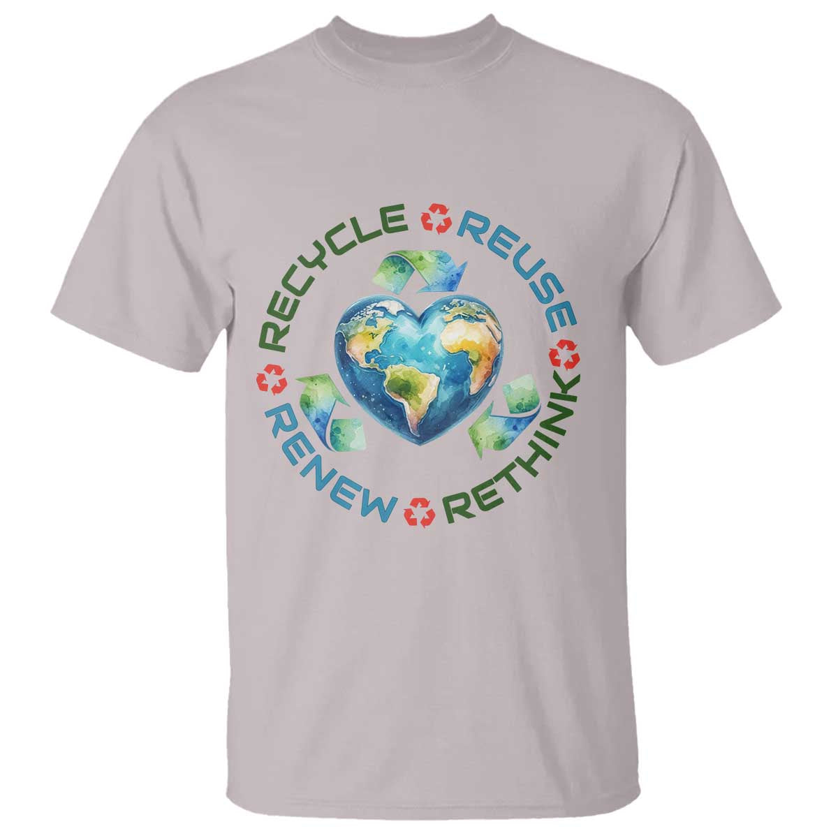 Recycle Reuse Renew Rethink T Shirt Zero Waste Life