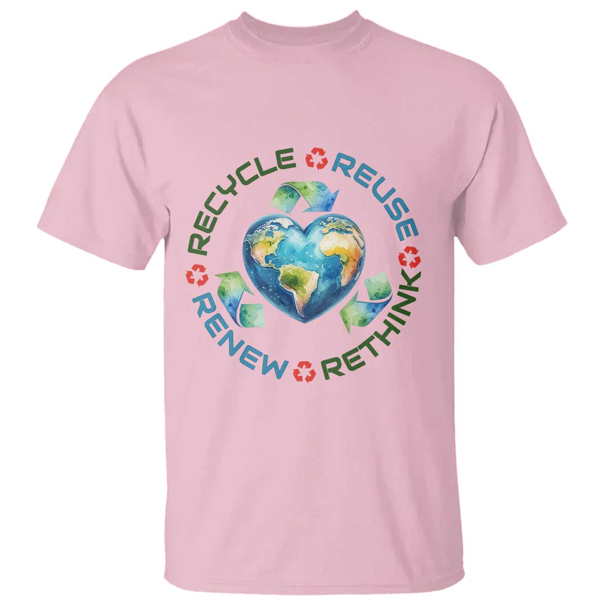 Recycle Reuse Renew Rethink T Shirt Zero Waste Life