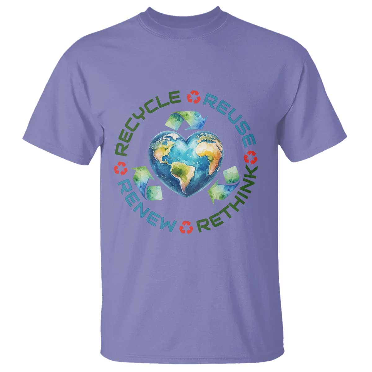 Recycle Reuse Renew Rethink T Shirt Zero Waste Life