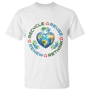 Recycle Reuse Renew Rethink T Shirt Zero Waste Life