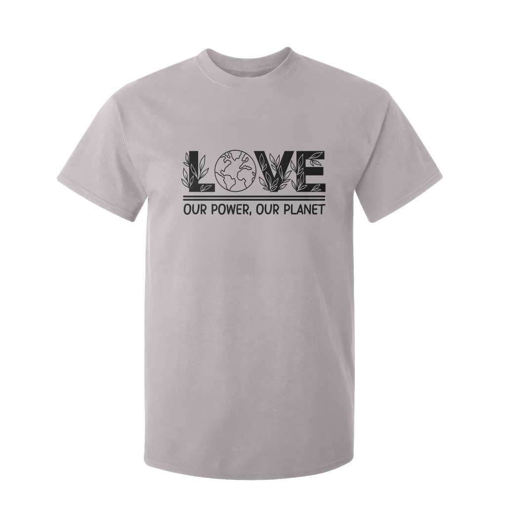Earth Day 2026 T Shirt For Kid Our Power Our Planet