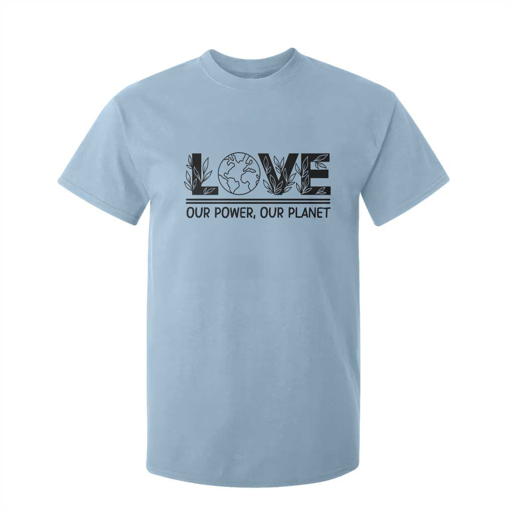 Earth Day 2026 T Shirt For Kid Our Power Our Planet