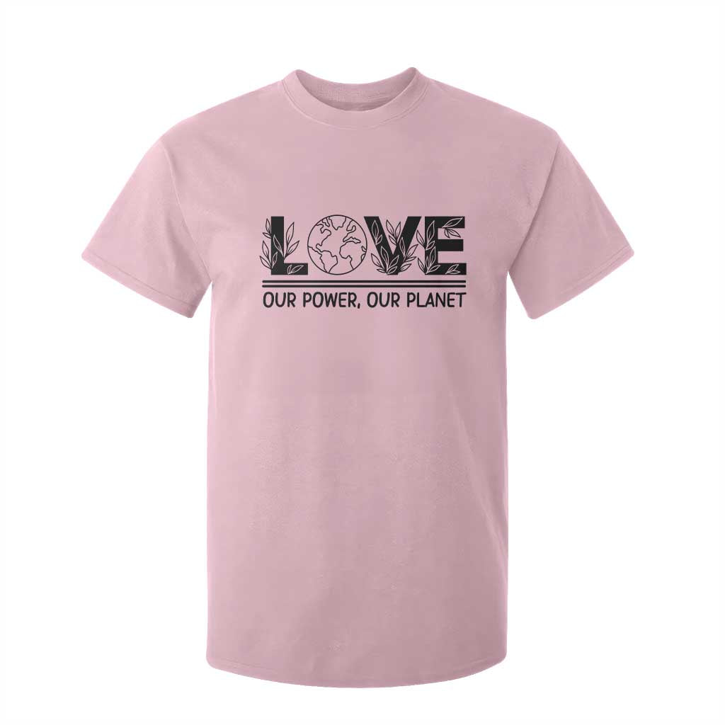 Earth Day 2026 T Shirt For Kid Our Power Our Planet
