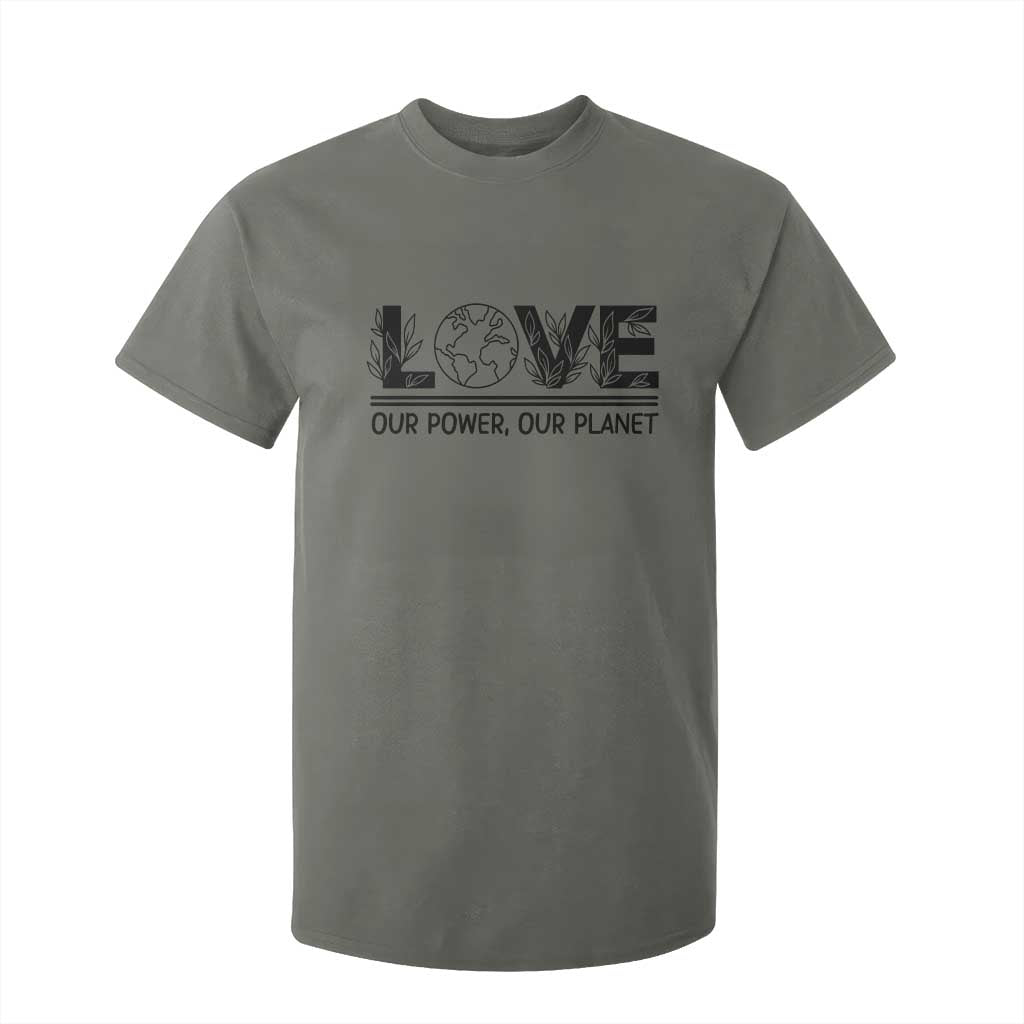 Earth Day 2026 T Shirt For Kid Our Power Our Planet