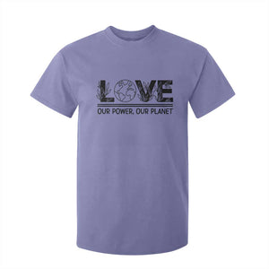Earth Day 2026 T Shirt For Kid Our Power Our Planet