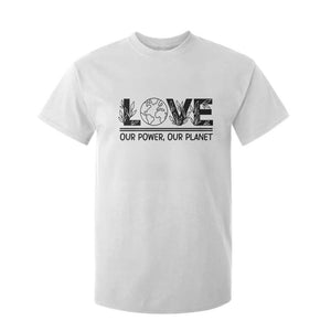 Earth Day 2026 T Shirt For Kid Our Power Our Planet
