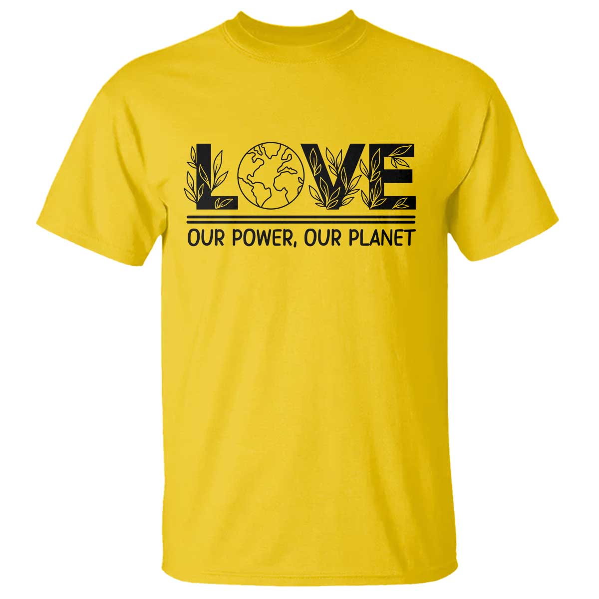 Earth Day 2026 T Shirt Our Power Our Planet