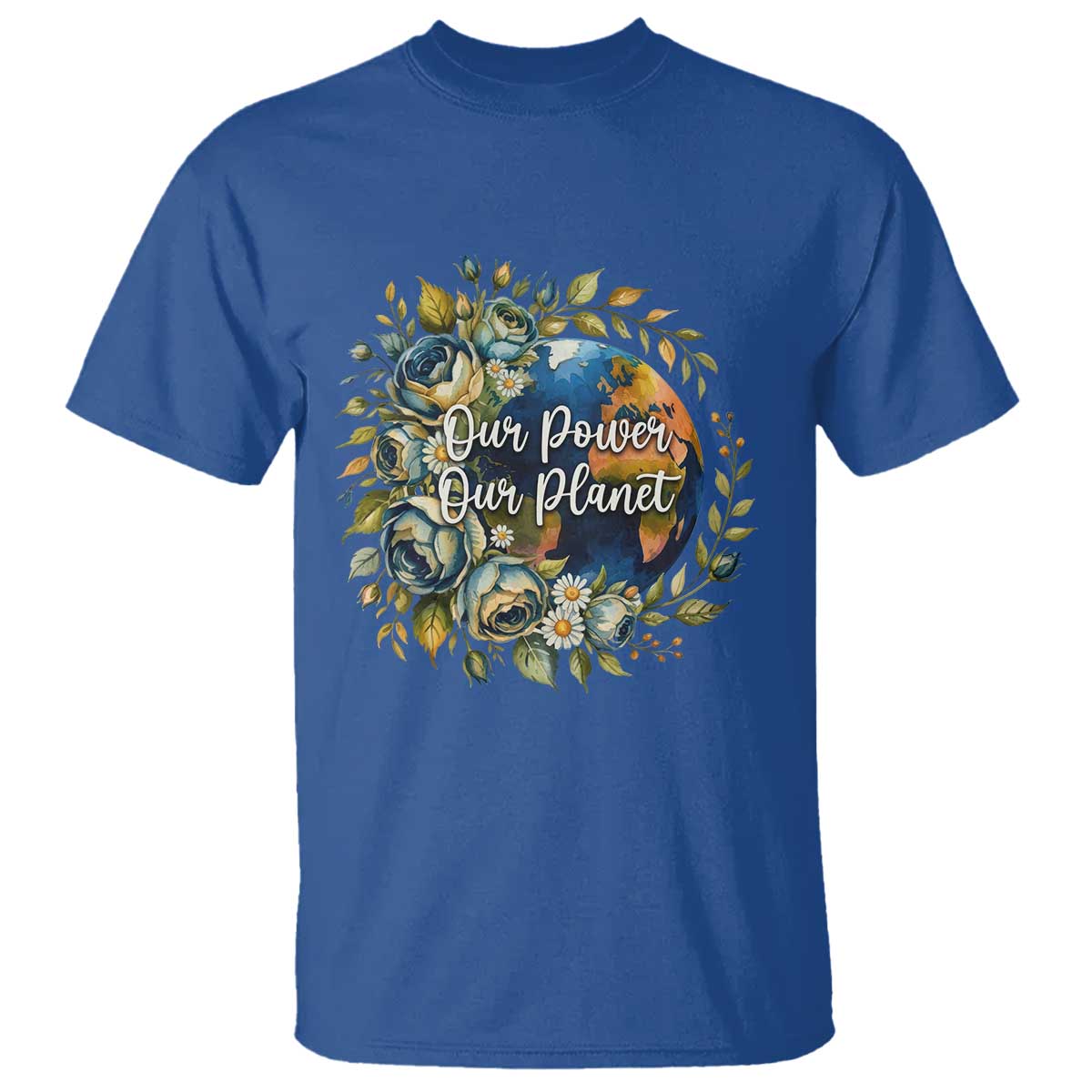 Save The Planet Earth Day T Shirt Our Power Our Planet