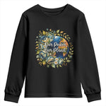 Save The Planet Earth Day Youth Sweatshirt Our Power Our Planet